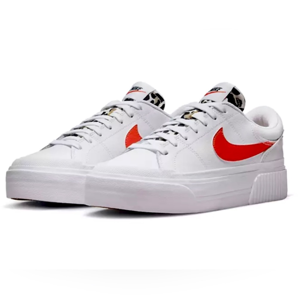 Nike Court Legacy Lift White/Rattan/Black/ Team Orange Cheetah